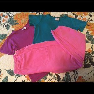 Hanna Anderson Bundle: Joggers and 2 Shirts